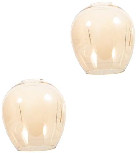 OSALADI 2st Lampenschirm aus Glas Leuchter Hängelampe Diy Lampe Deckenleucgte Lichtergardine Wand Leuchten Lichtabdeckungen Für Beleuchtungskörper Ersatzlampenschirm Glasabdeckung Molekulare Lampe