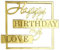 Cake Topper, Happy Birthday Love Mio Cake Topper, Neuheit Einzigartiger Kucheneinsatz, Party Kuchen Topper Liebhaber Geburtstag Kuchen Topper Elegante Acryl Dekoration