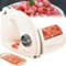150W Meat Slicer, Electric Deli Food Slicer, 17cm Stainless Steel Serrated Blade, Home Food Slicing Machine, 3 Levels Adjustable Thickness, with Detachable Carrying Platform, for Lamb Rolls