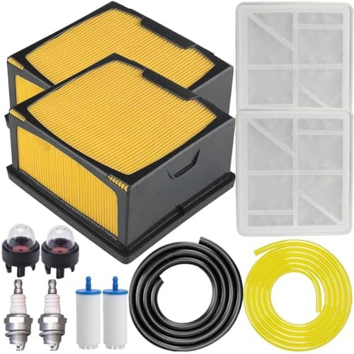 ZAMDOE 574362302 Air Filter for Husqvana K760 K770 Concrete Cut Off Saw K750 K 760 K 770 Power Cutter Tune Up Kit Replace 574362301 25470601 525470602 with Pre Filter Fuel Filter Primer Bulb Fuel Line