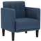 vidaXL Sessel mit Armlehnen Blau 53 cm Stoff, Sofasessel, Fernsehsessel, Relaxsessel, Einzelsofa, Relaxsofa, Loungesessel, Wohnzimmer Sessel