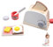 Toster de Juguete, Juguete de tostadora de Madera, tostadora emergente de Madera, Juego de Juegos de Juguete 9 Accesorios Incluye Pan, Huevo escalfado y más toster de Aprendizaje temprano para niños