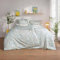 ESTELLA Mako-Satin Bettwäsche 200x200 Celeste grün Blumenwiese Sommer 7961-530
