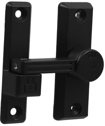 90Grado Serratura per Porta Scorrevole Elegante e Resistente Sicurezza Ottimale per Fienili e Cancelli Installazione Facile