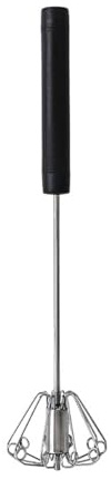 QuickMix Fouet manuel pour crème et œufs Poignée en acier de qualité alimentaire Batteur rotatif semi-automatique