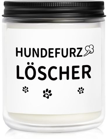 Greatabox Lustige Geschenke für Frauen, 9OZ Kerze, Geschenk für Frau Freundin Hundebesitzer Hundemama zum Muttertag, Geburtstag Weihnachten, Geburtstagsgeschenk für Frauen