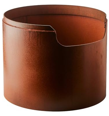 Barbecook Basis Jack 60/75 aus Cortenstahl, Durchmesser 40 cm – stabile Basis für Feuerstelle und Outdoor Kochen