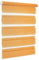 ROLLMAXXX Duo-rollo Doppelrollo Klemmfix ohne Bohren (65 x 150 cm, Orange)