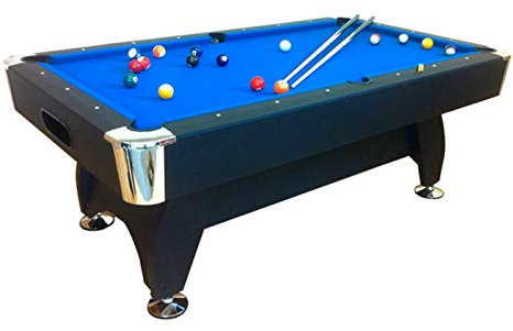 Billardtisch 7 ft Model Blue Sea Pool Billard Tisch blau mit Zubehör robust 145 kg