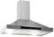 Klarstein Zelda 90 - Campana de extracción, Campana extractora de pared, 90 cm de ancho, Circulación de aire, Succión de hasta 650 m³/h, Filtro de aluminio para grasa, Acero inoxidable, Gris