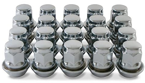 20 x Chrome Wheel Nuts for Genuine Ford Mondeo Alloy Wheels Part No. 20FOENM10134