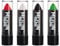 Moon Terror Halloween-Lippenstift, SFX-Make-up, Spezialeffekt-Make-up (grün, 4,2 g (4er-Pack))