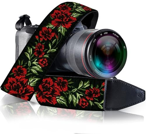stieg Blumen kameragurt für alle DSLR-Kamera. Baumwolle eleganter universal DSLR-Strap, halsschulter kameragurt für Canon, Nikon, pentax, Sony, fujifilm und digitalkamera