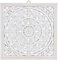 MC Trend Wandhänger Blumen Wand-Bild Deko Shabby Stil Vintage Geschenk-Idee Wohnbereich (Wandhänger Quadrat)