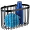 WENKO Étagère Murale Grande Classic Plus Noir Étagère Murale, Tablette de Rangement de Salle de Bain avec Protection antirouille de qualité supérieure Noir