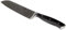 BALLARINI Savuto Nero Santokumesser, Klingenlänge 18 cm, Deutscher Edelstahl, Ergonomischer Kunststoffgriff, Schwarz