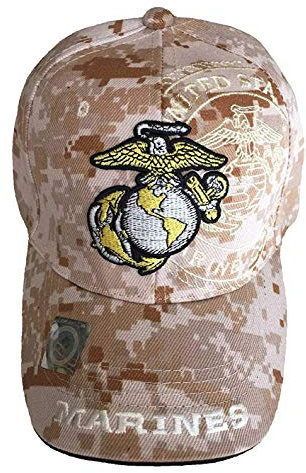 AborenCo US Marine Corps Baseballkappe, offiziell lizenziert, Bestickt, Marines-8, Einheitsgröße