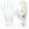 CATCH & KEEP® Kralle Junior Pro - Kinder Torwarthandschuhe - Premium Torhüterhandschuhe für Kinder - Tormannhandschuhe mit extra starkem Grip (Version 3.0 - Gold/Weiß, 4)