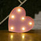 Tiardey Brief Lichter LED Symbol Form, Alphabet Kunststoff Festzelt Tischlampen, Leuchten Wörter, Geburtstag Hochzeit Party Everyday Home Wandbehang Dekor-Herz-förmig