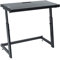 Fame Audio DJ Mobile Tisch, Stabil, Verstellbar, Höhenverstellbar, Platz für DJ-Setup, Optional Laptopablage, 1000mm x 450mm, Belastbar bis 60kg