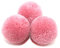 Duories Pompons zum Basteln,10 Stück 40mm Bunte Bommeln Bälle,Pom Poms für Kunsthandwerk,Pompons Bälle für Ostern,Weihnachten,Bunte Pompons für DIY Basteln Tischdekoration Geburtstagsdeko,Altes Rosa