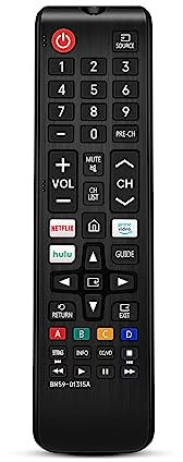 Universal Remote Control for Samsung Smart TV, Control Replacement fit for 4K UHD QLED HDTV LED TVs, with Hulu Netflix PrimeVideo Buttons