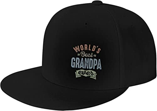 Baseballmütze Der Beste Opa Der Welt Snapback Mütze Mit Schweißband Unisex Mütze Verstellbar Schirmmütze, Für Golf, Sport, Laufender