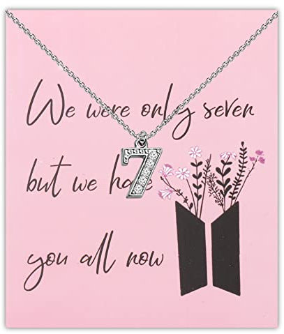 AKTAP K-Pop-Armband mit Aufschrift We Were Only Seven But We Have You All Now, koreanische Gruppe, Armee, Geschenk für Fans, Schmuck, S, Kupfer