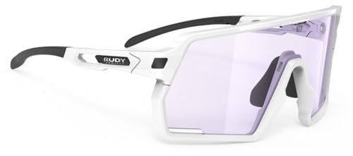 Rudy Project Unisex Kelion White Gloss Impactx Photochromic 2Laser Purple Brillen, weiß, One Size
