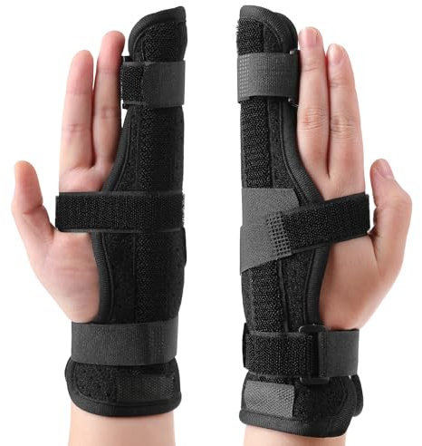DSLSQD Fingerschiene Verstellbare,Schiene für Ringfinger & Kleinen Finger,Fingerschiene Metacarpal,Mittelhand Fingerfixierungsorthesen,Boxerfraktur Schiene,für Gebrochene Arthritis Tendinitis-M