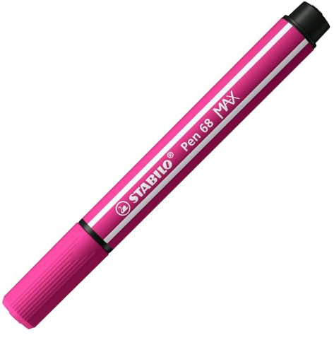Stabilo Pen 68 Max Filz -Tip -Stift mit dickem Meißelpunkt rosa