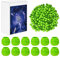 ATOMUS 200pcs Green Disposable Tattoo ink cups Pigment Caps Tattoo Permanent Makeup Container Cap for Holding Tattoo Ink Accessories