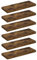 WOLTU Schweberegal Wandregal freischwebend Regal Wandboard Bücherregal Holz Board für Bücher, Bilder, Deko 110x23x3.8cm Vintagebraun RG9316hov-6