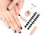ZAHRVIA Nagelfolien | Französische Linien UV Gel Nagelfolie | 20 pcs Nagelfolie Selbstklebend | Gel Nail Stickers, Gellack Wraps für Nagel
