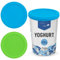 Caianwin Lot de 2 couvercles réutilisables pour yaourt, 500 g, couvercles en silicone pour gobelets à yaourt, couvercles pour presque tous les gobelets de 150 g à 500 g