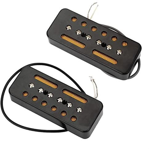 Black Metal P90 E-Gitarre Horizontallochaufnahme 50/52 Set Zubehör