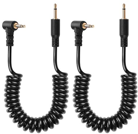 CERRXIAN Audiokabel, 2,5 mm TS, 2-poliger Stecker auf Stecker, Stereo, AUX, für Camcorder, Kamera, Fernbedienung, Kopfhörer, 0,9 m(M to ML)