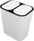 Cabilock Poubelle De Cuisine À Double Compartiment Avec Couvercle Poubelle Pour Tri Sélectif Des Déchets Pratique Pour Bureau Maison Hôtel Et École