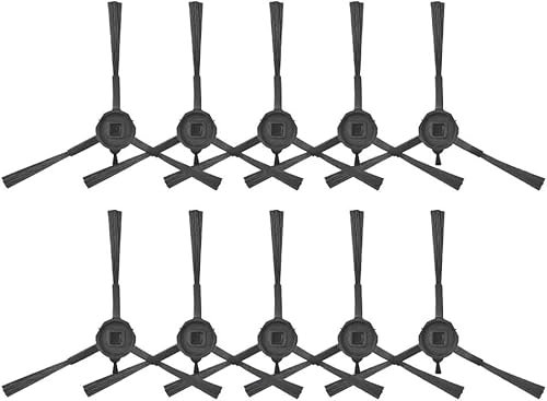 10 spazzole laterali di ricambio per robot aspirapolvere EZVIZ RE4 / RE4 Plus / RE5 / RE5 Plus