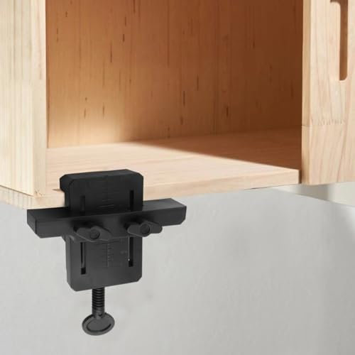1 gabarit de quincaillerie d'armoire, outil de poinçonnage réglable, guide de perçage pour armoire, gabarit d'installation, poinçonnage et positionnement