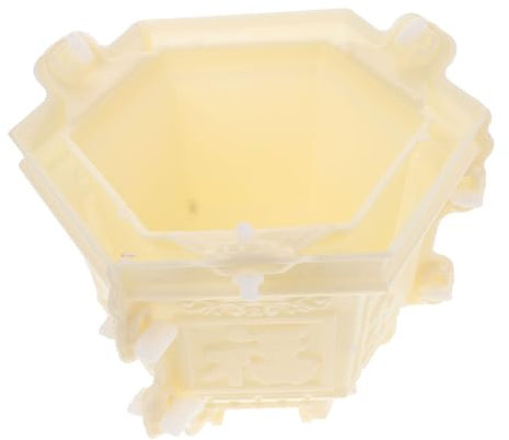 CAXUSD Flower Pot DIY Mold Thick Flowerpot Bonsai Pot Casting European Style Flowerpot Molds for Garden Decorative Planters