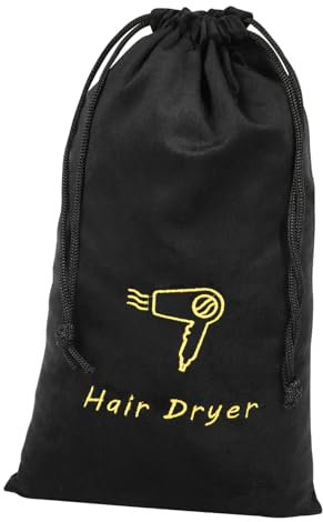 VALICLUD Samt Kordelzug Tasche Für Haartrockner Langlebige Reisetasche Aus Leinenmaterial Praktisch Tragbar Aufbewahrungstasche Für Verschiedene Föhne Für Reise Und Haushalt