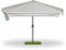 Pincho Sombrilla Terraza Exterior 300cm, Sombrilla Jardin Grande con Ventana Superior, Tela Poliéster 170gr/m2, Aluminio, Protección Solar UV50+ (Asturias Rayas)