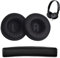 1 Paar Ersatz-Ohrpolster und 1 Kopfbügel für JBL Tune600 T500BT T450 T450BT JR300 JR300BT Kopfhörer mit Memoryschaum, 70 mm (Schwarz)