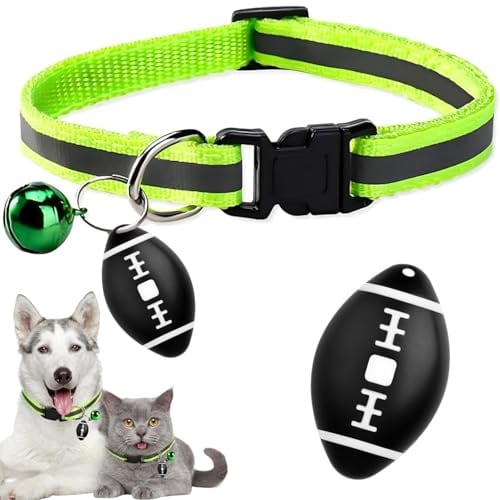 Vibbang GPS Tracker Katze Hund, Mini Hundetracker ohne ABO, GPS Tracker Hund mit iOS und Halsband Inkludiert, Positionsverlauf, Bluetooth Haustierortungsgerät