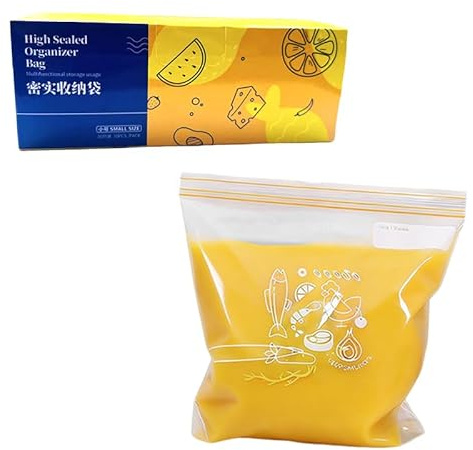 Ayuanb 30 Pack Reusable Freezer Bags, Soup&Sauce Seal Freezer Bags for Soup, Sauce, Broth, Smoothies, any Liquid