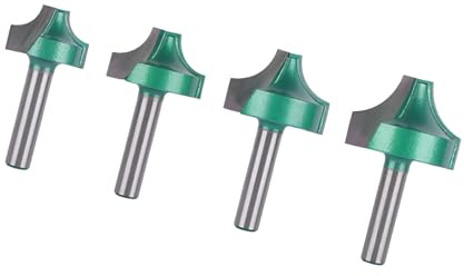 Juego de brocas de aleación para tallado de madera con vástago de 8 mm para grabado detallado y ranurado, herramienta de carpintería, fresadora para metal