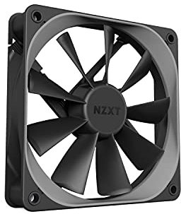 NZXT AER F - RF-AF120-D1-120mm - Winglet Designed Fan Blades - Fluid Dynamic Bearings - PWM Airflow Fans - Gaming Computer Fan - Twin Pack