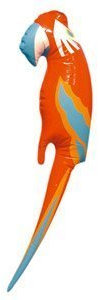 Aufblasbarer Papagei, Party-Zubehör, Dekoration und Requisite, mehrfarbig, 2-Pack