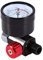 1/4'' Air Regulator, Universal Spray Gun Pressure Gauge 1/4 Air Inline Regulator 1/4 Air Compressor Regulator Mini Airline Regulator with Pressure Gauge Diaphragm Control DH